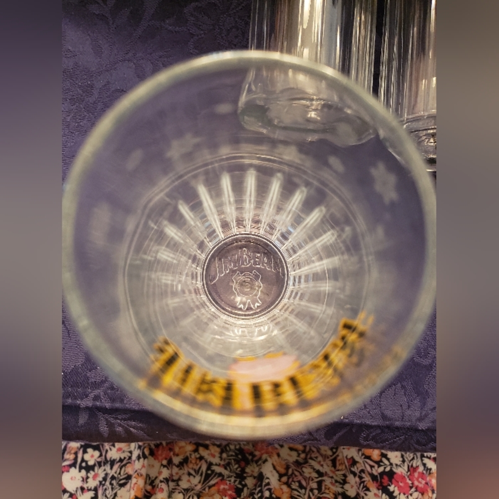 New Set of 7 JIM BEAM  SNOWFLAKES HIGHBALL GLASSES - Picture 6 of 12